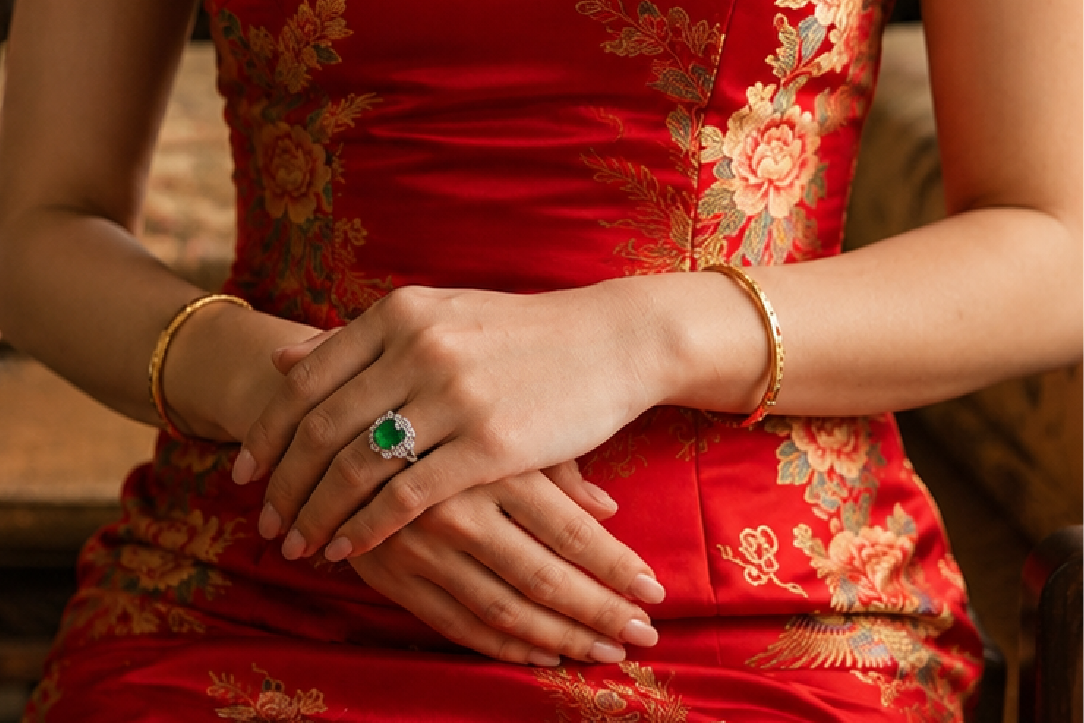 
                How to Style a Qipao with Jadeite Jewelry: The Complete Bridal Guide to Qipao Colours, Necklines & Styling Tips
              