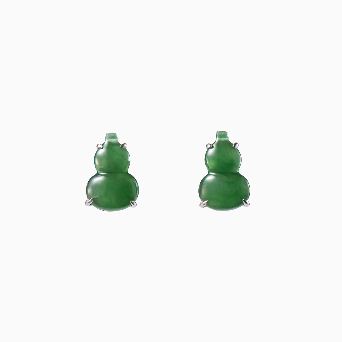 Green Wulu Jade Earrings