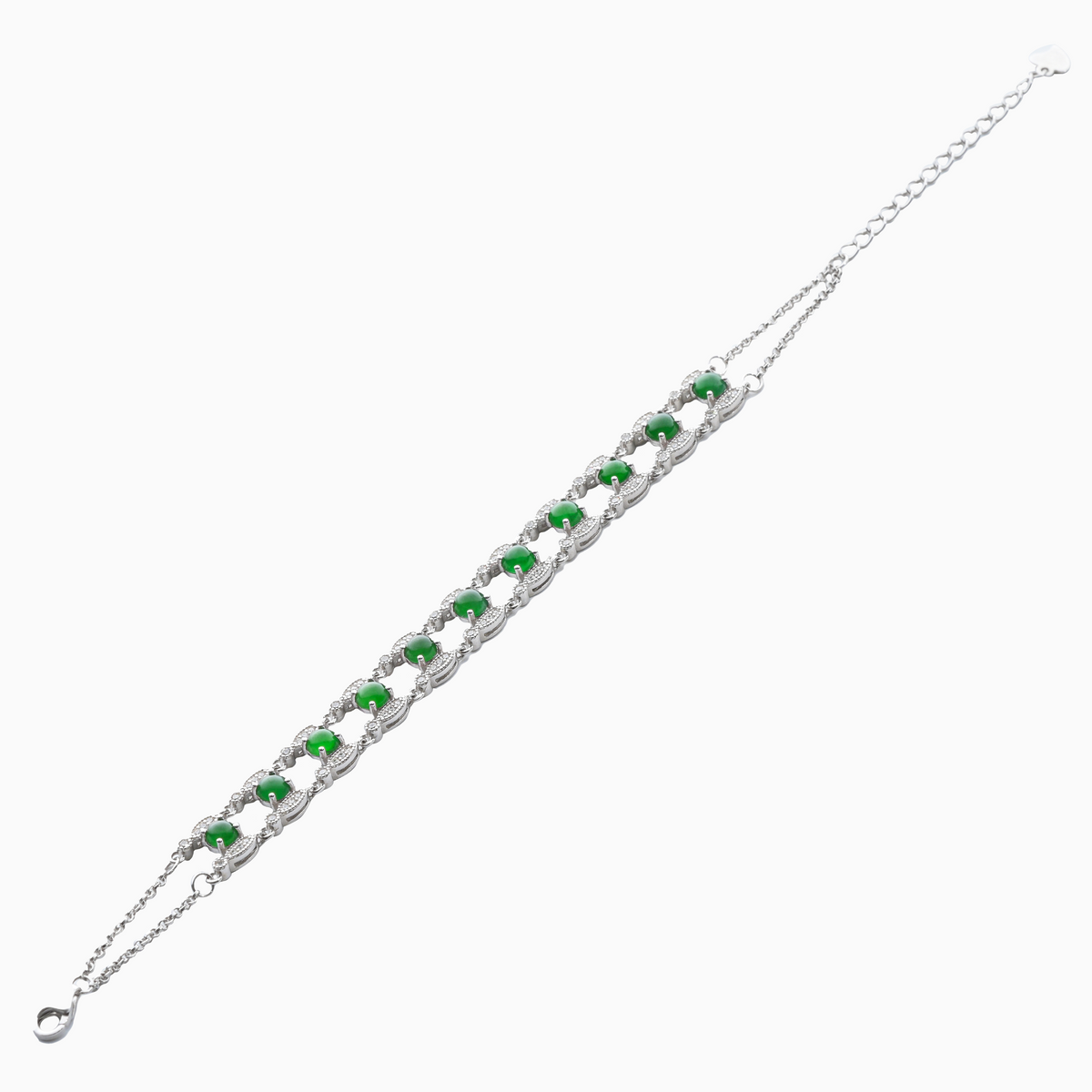 Spring Sonata Green Jadeite Bracelet