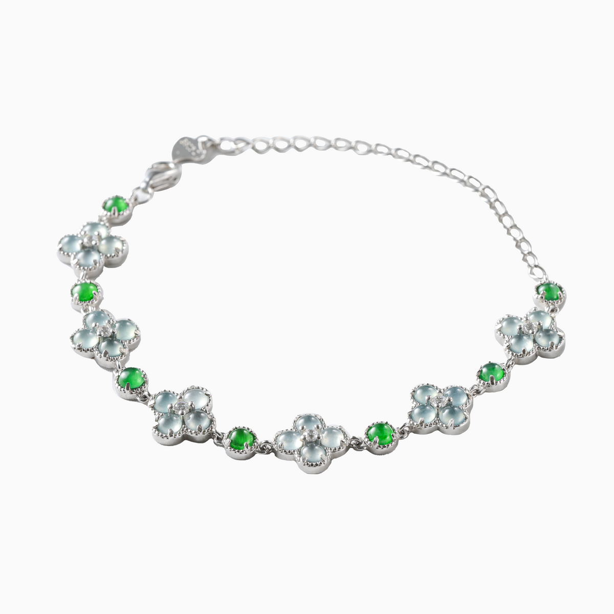 Blooming Grace Jade Bracelet