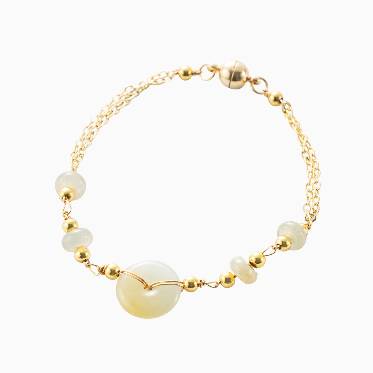 Yellow Jade Protection Bracelet
