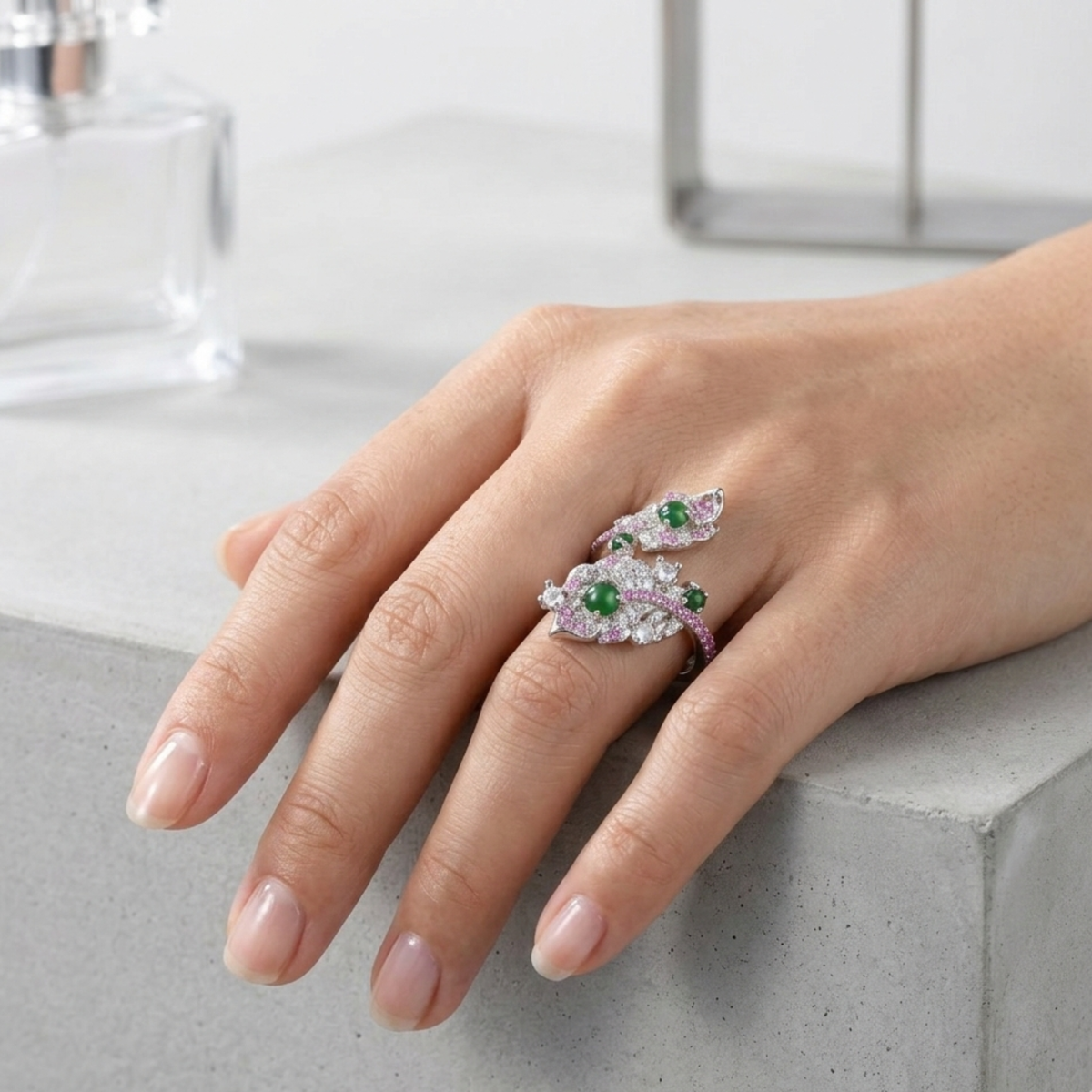 Jardin Duo Cocktail Ring