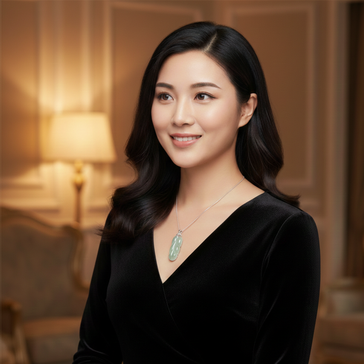 Icy White Jadeite Pendant