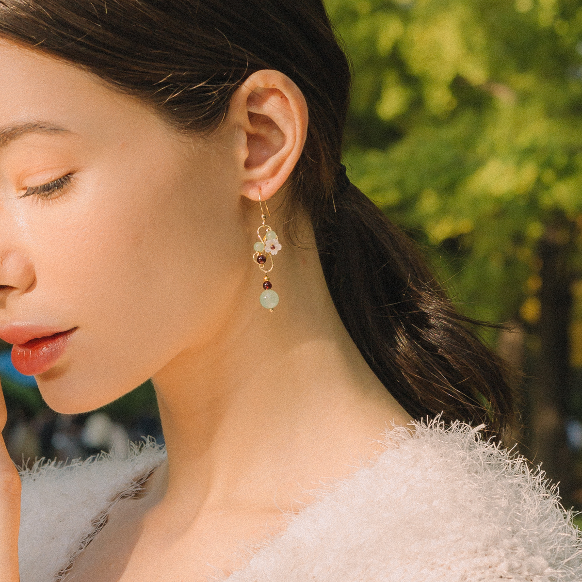 Fairy Glen Earrings | Bubbles Silver Stud Earrings | Janus Edinburgh