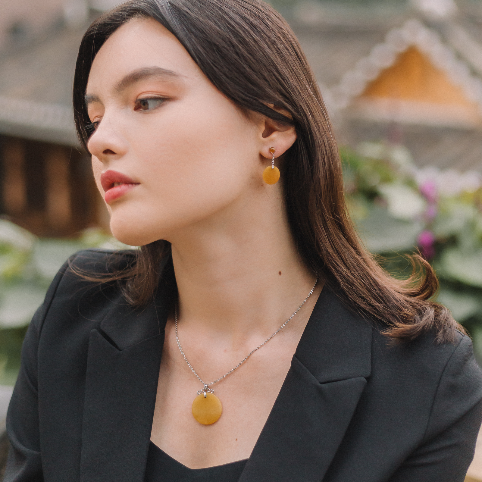 Yellow shop jade jewelry