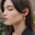 Honey yellow jade earrings